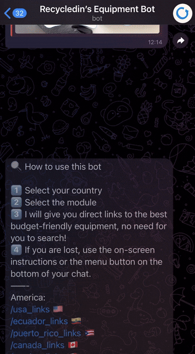 Equipment Bot Access