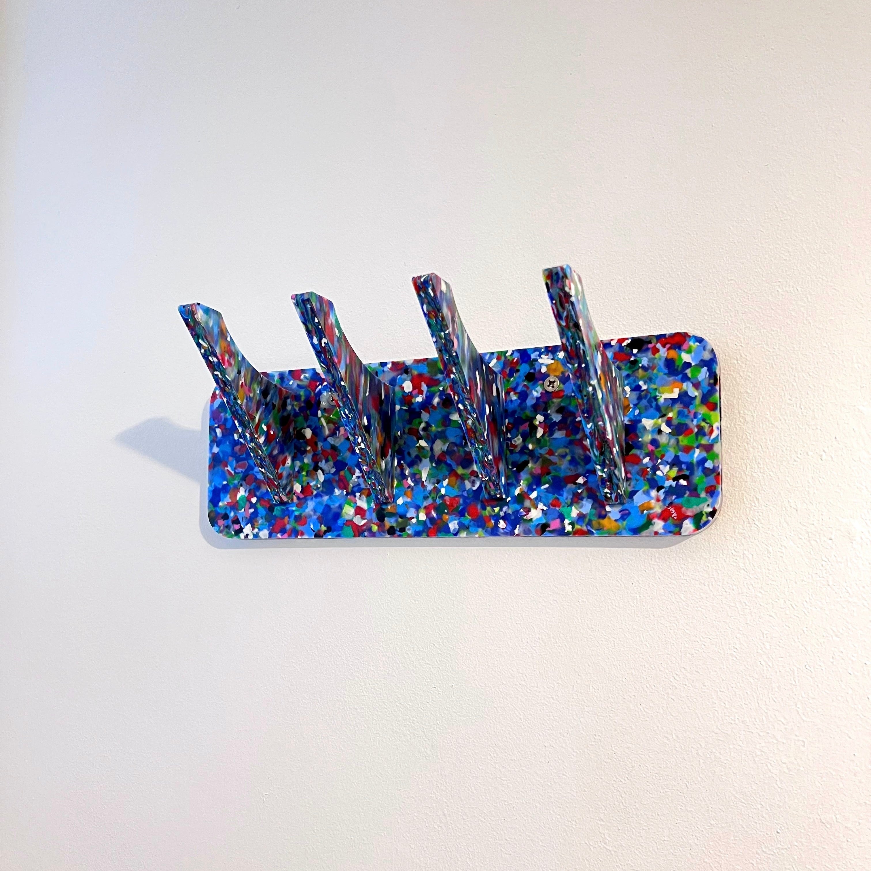 Minimal Wall Coat Rack - Eco-friendly & Crafted from Recycled Plastic ...